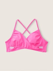 Victoria's Secret PINK Radiant Rose Pink Body Wrap Bikini Top - Image 4 of 4