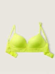 Victoria's Secret PINK Electro Yellow Non Wired Push Up Smooth T-Shirt Bra - Image 4 of 5