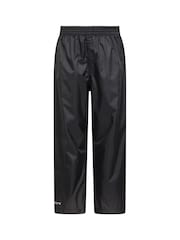 Mountain Warehouse Black Pakka Waterproof Over Trousers - Kids - Image 1 of 2