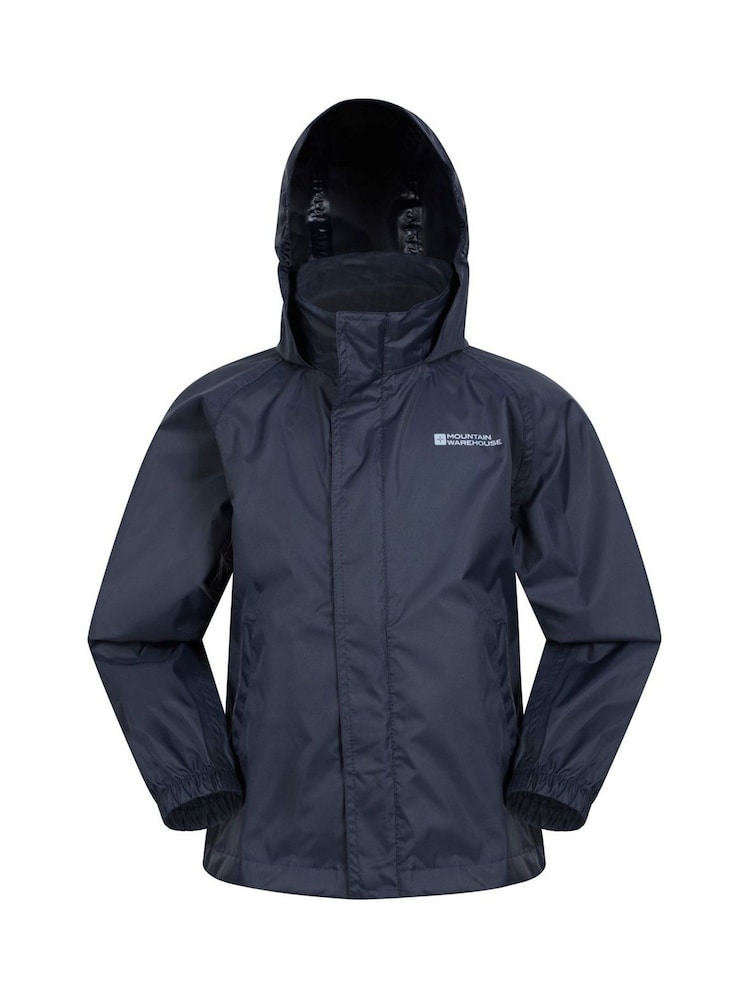 Mountain Warehouse Dark Blue Pakka Waterproof Jacket - Kids - Image 1 of 2 Mountain Warehouse Dark Blue Pakka Waterproof Jacket - Kids - Image 1 of 2