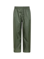 Mountain Warehouse Green Pakka Waterproof Over Trousers - Kids - Image 1 of 2