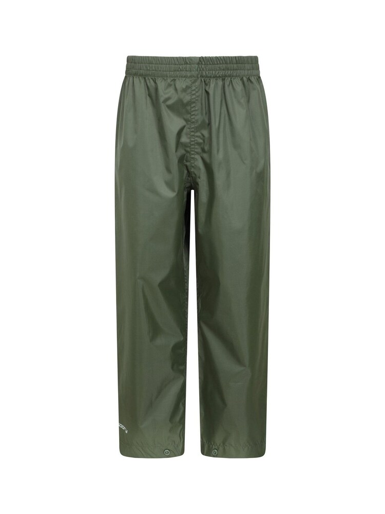 Mountain Warehouse Green Pakka Waterproof Over Trousers - Kids - Image 1 of 2