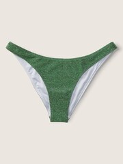 Victoria's Secret PINK Forest Pine Cheeky Shimmer High Waist Cheeky Bikini Bottom - Image 3 of 4
