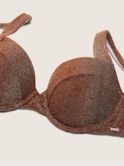 Victoria's Secret PINK Soft Cappucino Push Up Shimmer Bikini Top - Image 4 of 4