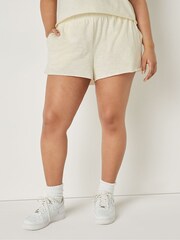 Victoria's Secret PINK Cream Summer Lounge Shorts - Image 1 of 4