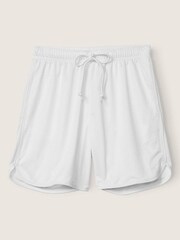 Victoria's Secret PINK Optic White Mesh Curve Hem Dad Short - Image 4 of 4