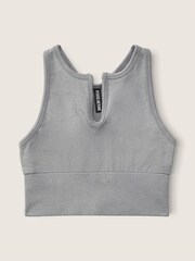 Victoria's Secret PINK Grey Oasis Seamless Sports Bra - Image 4 of 4