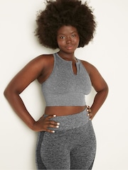Victoria's Secret PINK Pure Black Seamless Sports Bra - Image 1 of 4