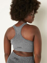 Victoria's Secret PINK Pure Black Seamless Sports Bra - Image 2 of 4