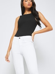 Lipsy White Mid Rise Skinny Kate Jeans - Image 4 of 4