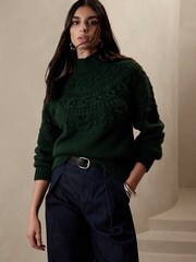Banana Republic Green Couronne Jumper - Image 1 of 1