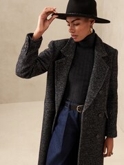 Banana Republic Black Lucci Merino Turtleneck Jumper - Image 1 of 4