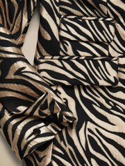 Banana Republic Zebra Print Eclat Brocade Blazer - Image 7 of 7