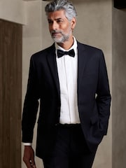 Banana Republic White Sutton Tuxedo Shirt - Image 3 of 4