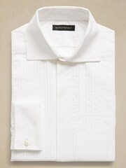 Banana Republic White Sutton Tuxedo Shirt - Image 4 of 4
