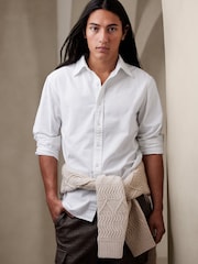 Banana Republic White Oxford Dress Shirt - Image 1 of 1