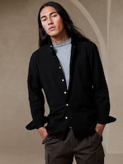 Banana Republic Black Oxford Dress Shirt - Image 1 of 3
