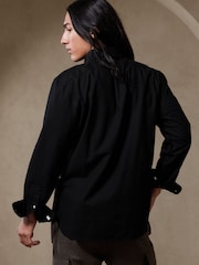 Banana Republic Black Oxford Dress Shirt - Image 2 of 3