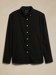 Banana Republic Black Oxford Dress Shirt - Image 3 of 3