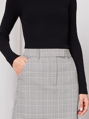 Lipsy Black Grey Check Mini skirt - Image 2 of 4