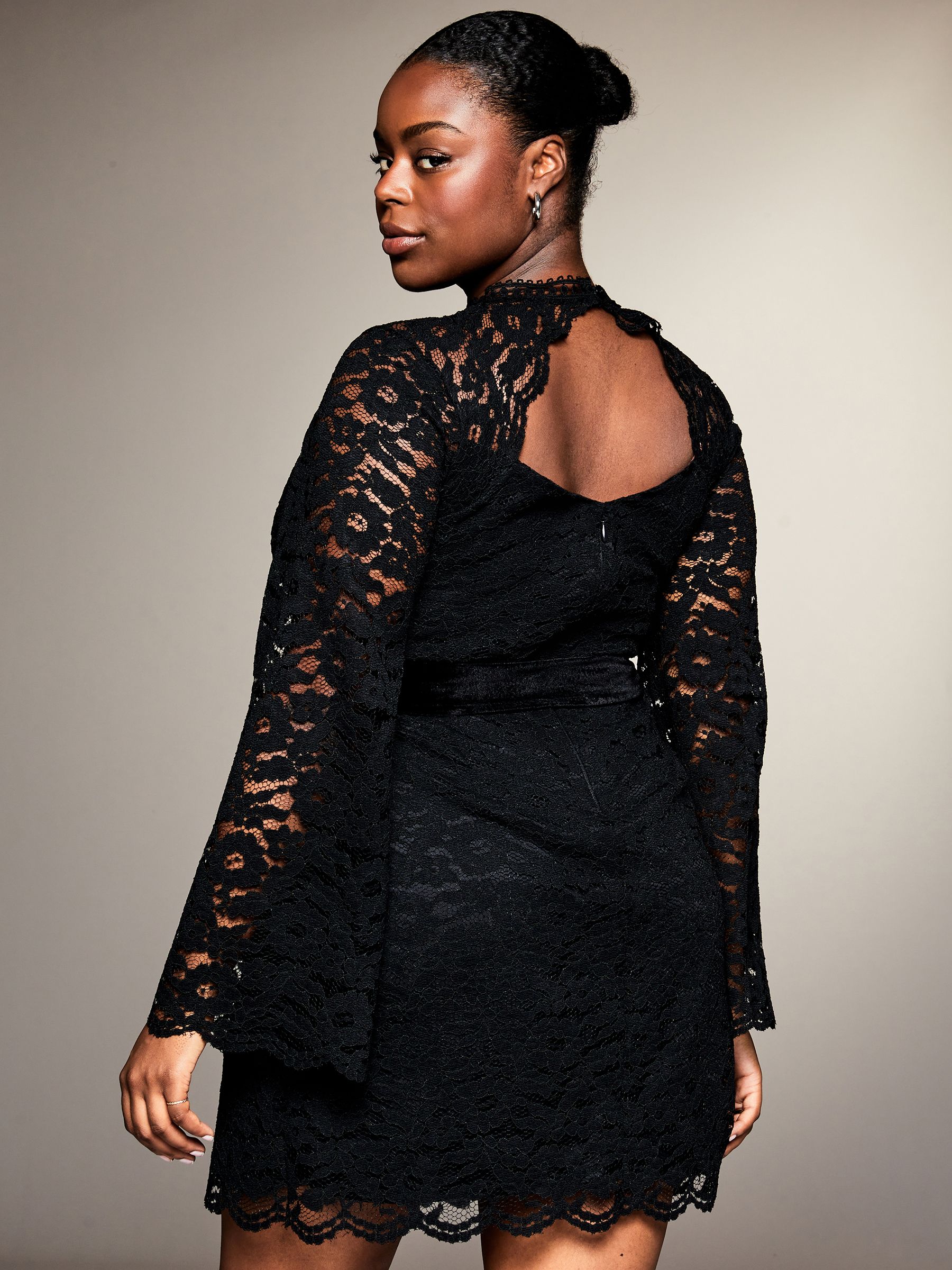Next black lace dress shop