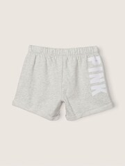 Victoria's Secret PINK Heather Stone Grey Logo Lounge Short - Image 3 of 4