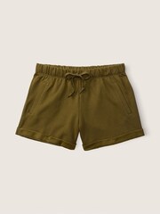 Victoria's Secret PINK Deep Olive Green Logo Lounge Short - Image 3 of 4