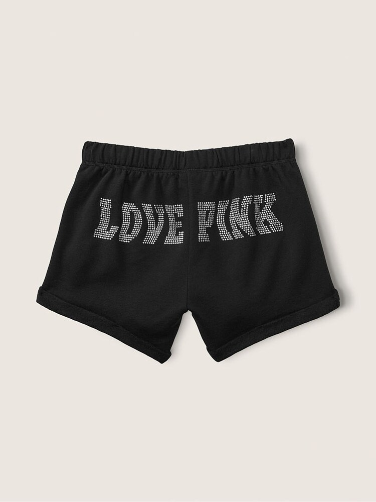 Victoria's Secret PINK Pure Black Logo Lounge Short - Image 5 of 5