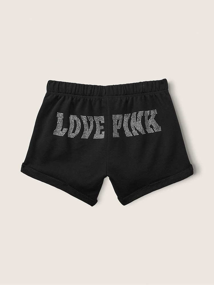 Victoria's Secret PINK Pure Black Logo Lounge Short - Image 5 of 5 Victoria's Secret PINK Pure Black Logo Lounge Short - Image 5 of 5