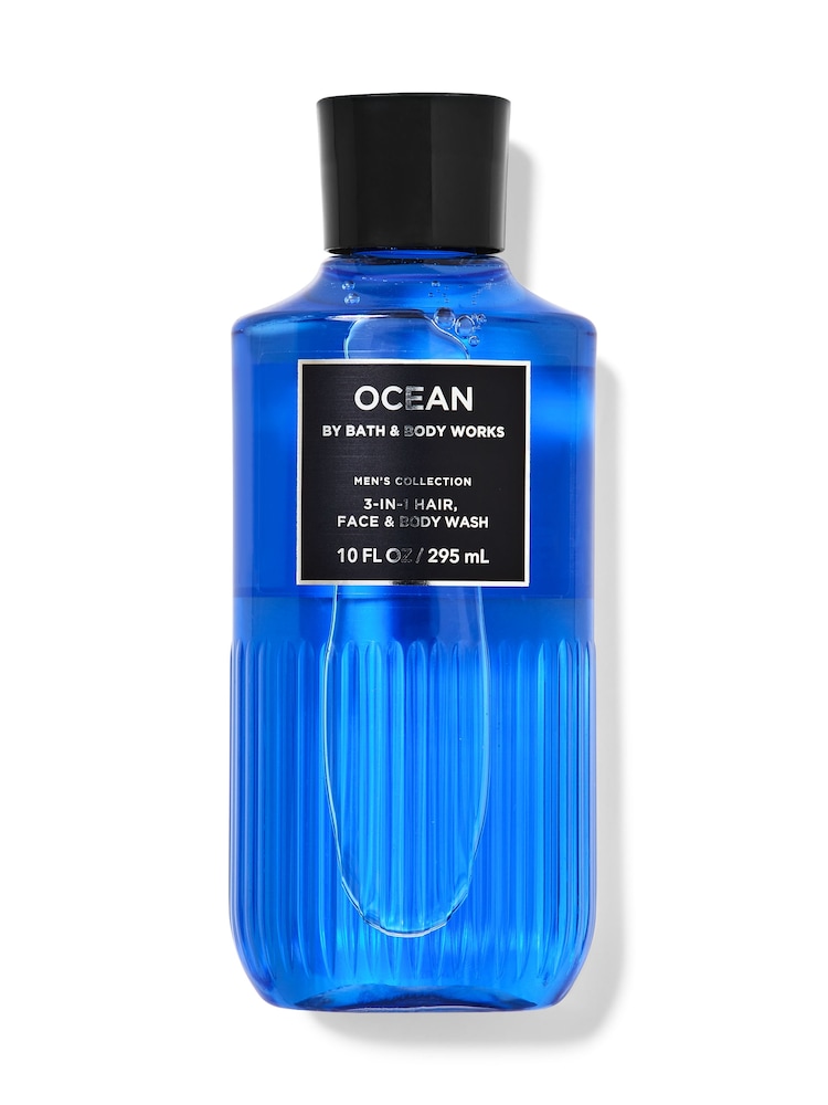 Bath & Body Works Ocean 3-in-1 Hair, Face and Body Wash 10 fl oz / 295 mL - Image 1 of 1