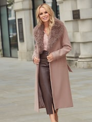 Lipsy Pink Satin Button Through Shirt - Image 4 of 4