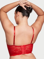 Victoria's Secret Lipstick Red Strapless Archive Lace Bra - Image 2 of 4