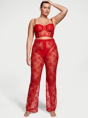 Victoria's Secret Lipstick Red Strapless Archive Lace Bra - Image 3 of 4