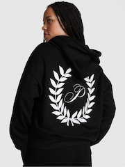 Victoria's Secret PINK Pure Black Zip Up Hoodie - Image 2 of 3