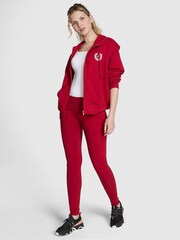 Victoria's Secret PINK Red Laquer Zip Up Hoodie - Image 3 of 4