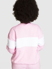 Victoria's Secret PINK Spring Orchid Pink Fleece Sweatshirt - Image 2 of 4