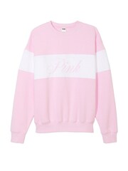 Victoria's Secret PINK Spring Orchid Pink Fleece Sweatshirt - Image 4 of 4