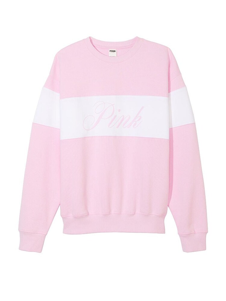 Victoria's Secret PINK Spring Orchid Pink Fleece Sweatshirt - Image 4 of 4