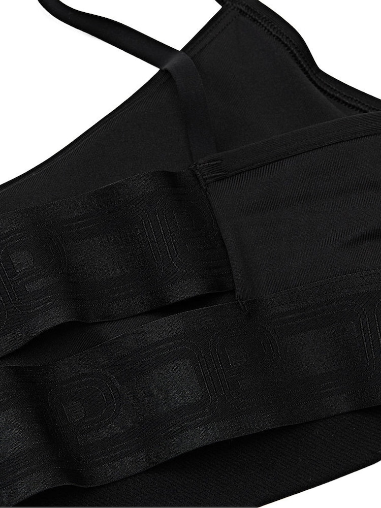 Victoria's Secret PINK Pure Black Non Wired Lightly Lined Low Impact Sports Bra - Image 4 of 4 Victoria's Secret PINK Pure Black Non Wired Lightly Lined Low Impact Sports Bra - Image 4 of 4