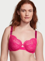 Victoria's Secret Forever Pink Shine Strap Monogram Demi Bra - Image 1 of 4
