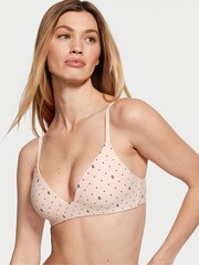 Victoria's Secret Purest Pink Logo Non Wired Lightly Lined Bra - Image 1 of 3