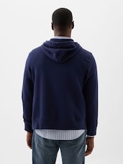 Gap Navy Blue Logo Zip Up Hoodie - Image 2 of 4