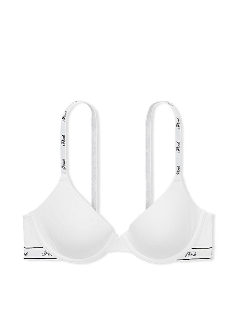 Victoria's Secret PINK White T Shirt Bra - Image 3 of 3