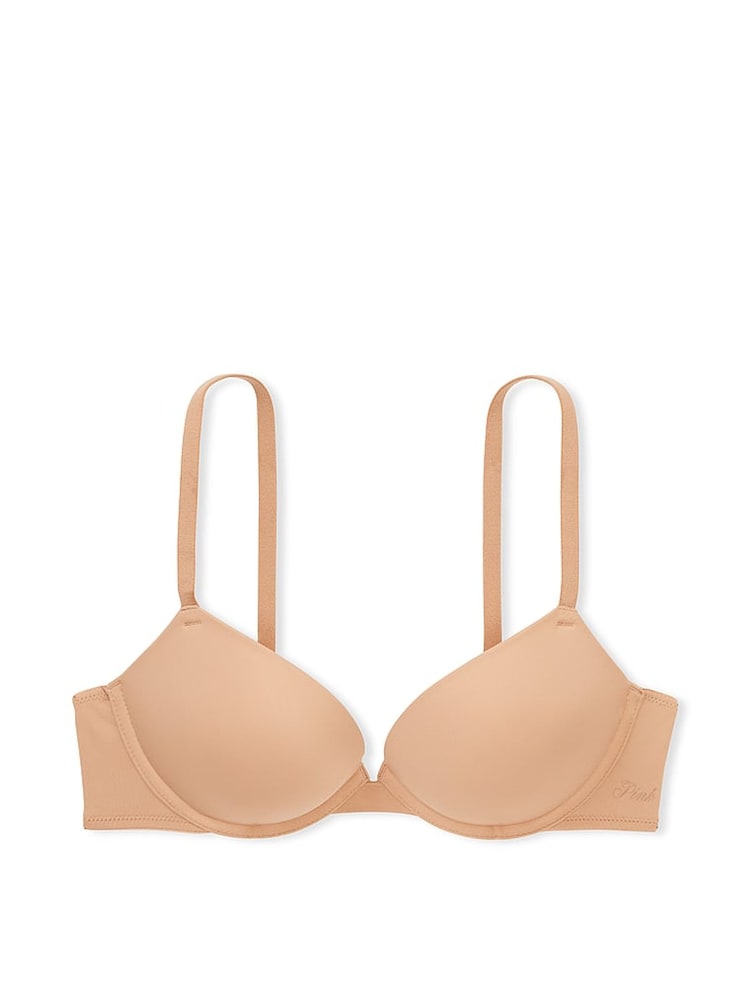 Victoria's Secret PINK Nude Praline Super Push Up Bra - Image 3 of 3
