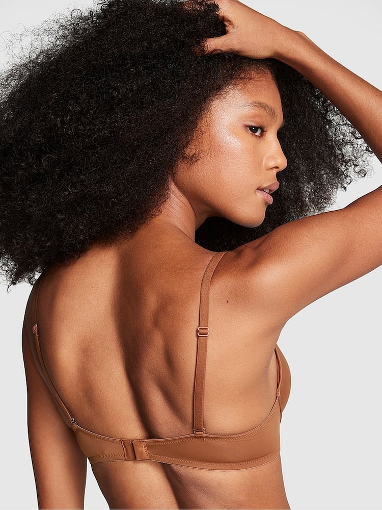 Victoria's Secret PINK Nude Caramel Super Push Up Bra - Image 2 of 4
