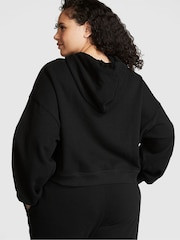 Victoria's Secret PINK Pure Black Cropped Hoodie - Image 2 of 3