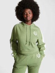 Victoria's Secret PINK Wild Grass Green Fleece Hoodie - Image 1 of 3