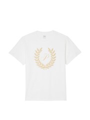 Victoria's Secret PINK Optic White Short Sleeve Oversized Campus T-Shirt - Image 3 of 3