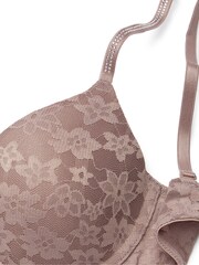 Victoria's Secret PINK Iced Coffee Brown Shine Strap Lace Lightly Lined Bra - Image 4 of 4