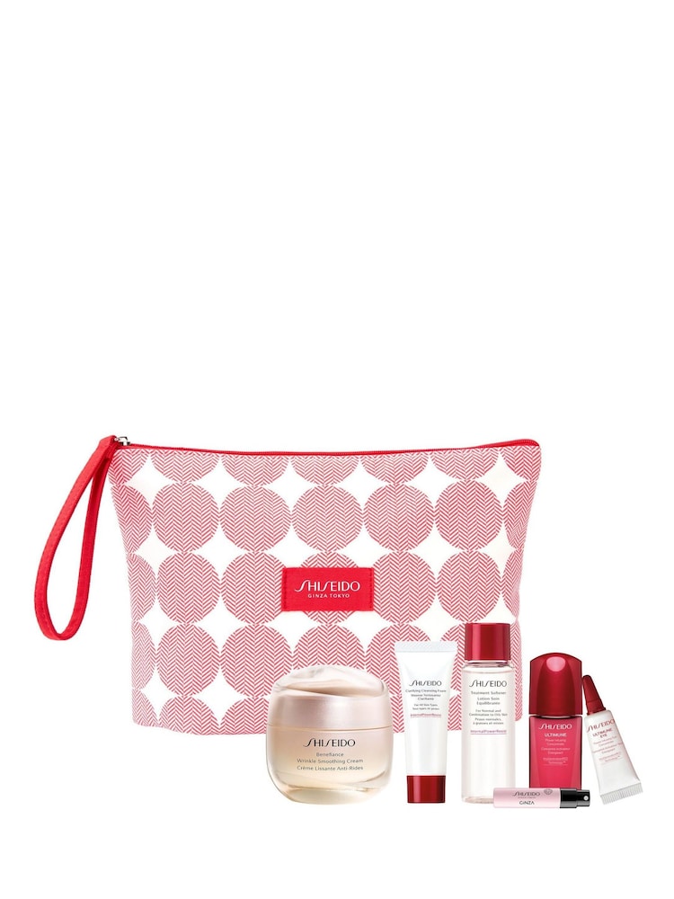 Shiseido Benefiance Smoothing Wrinkle Cream Pouch Gift Set (Worth £126) - Image 1 of 4